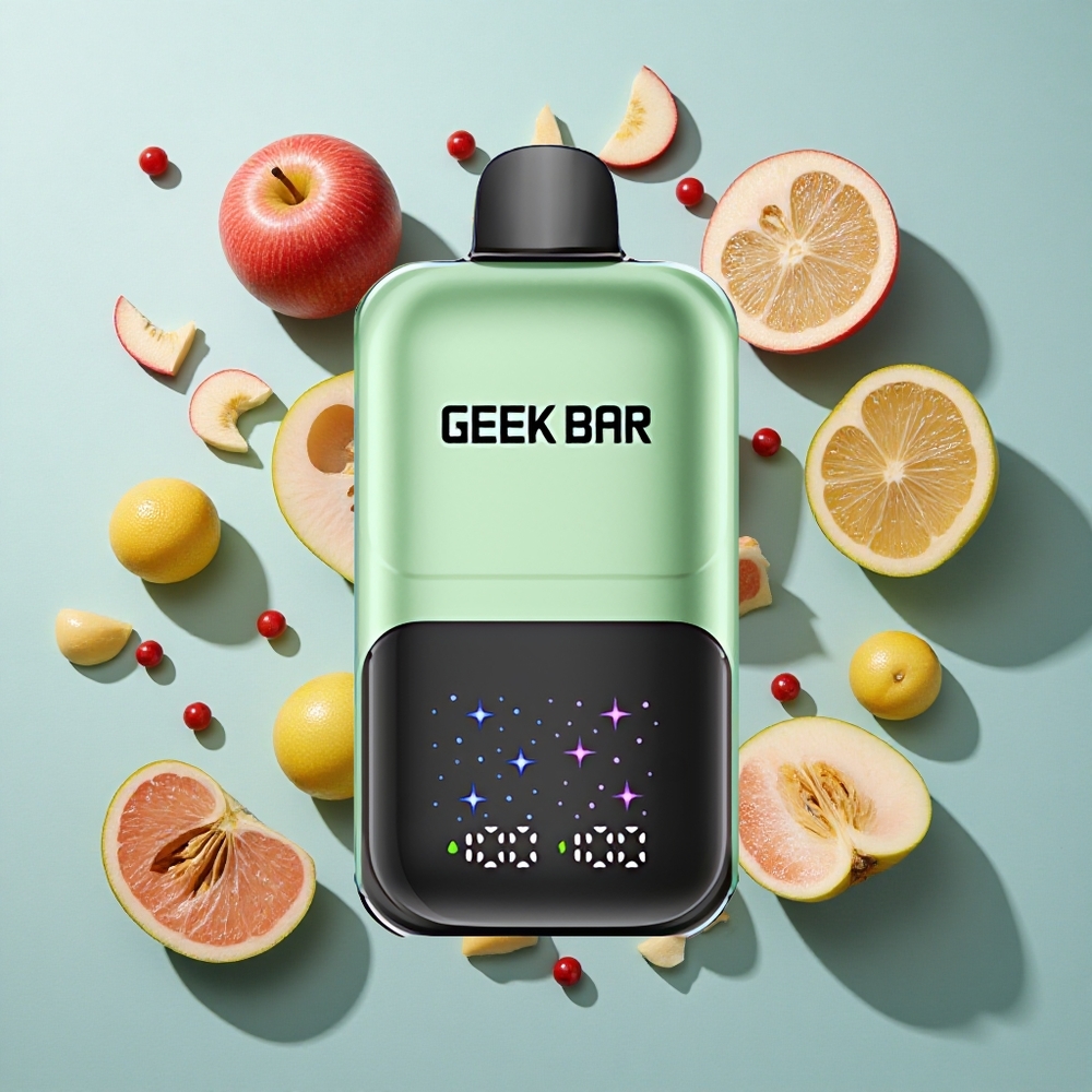 Dobbelt Æble A&B GEEK BAR 2GO 50000 Puffs Opladelig Batteri
