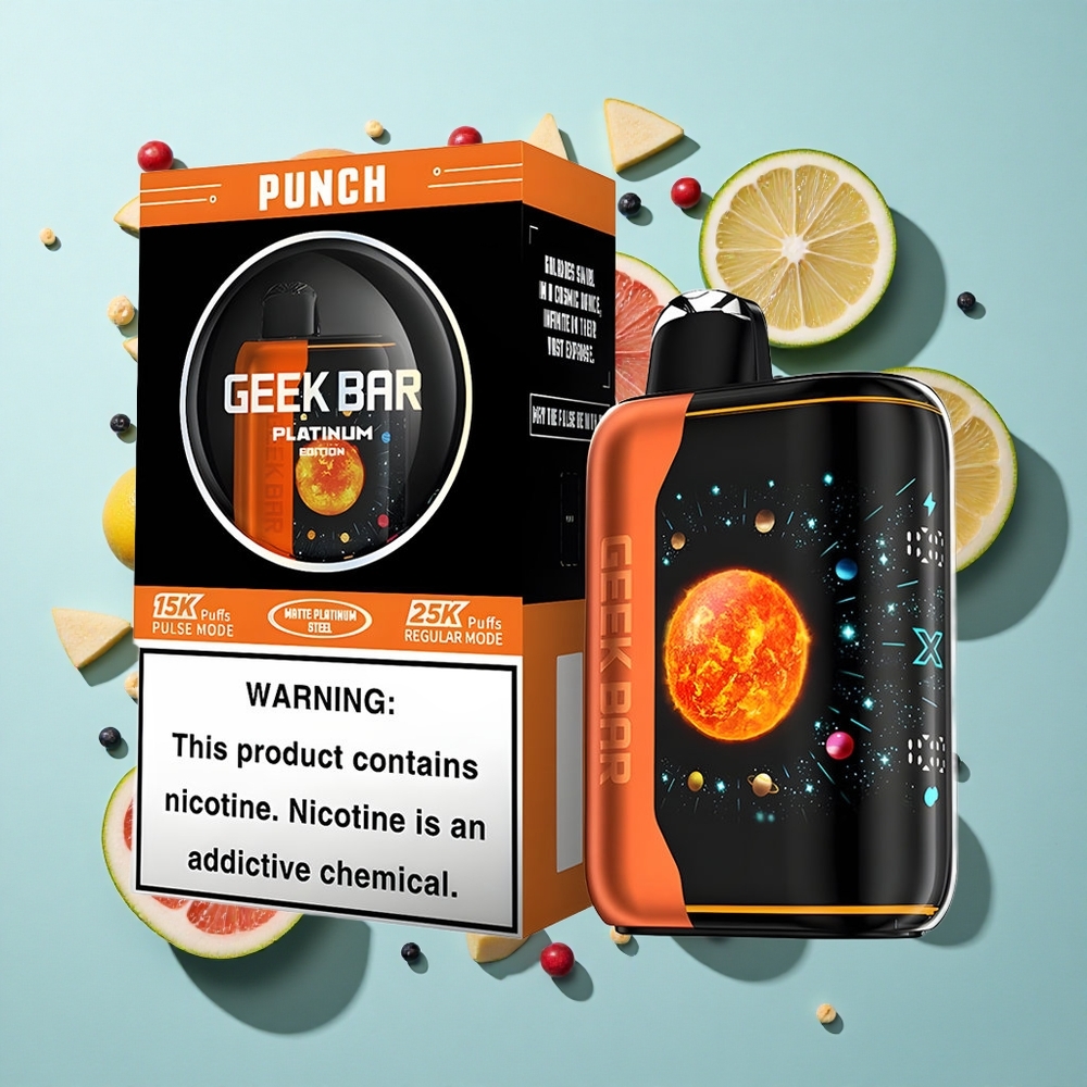 Punch GEEK BAR Platinum Edition 25000 Puffs 2% nikotinstyrke