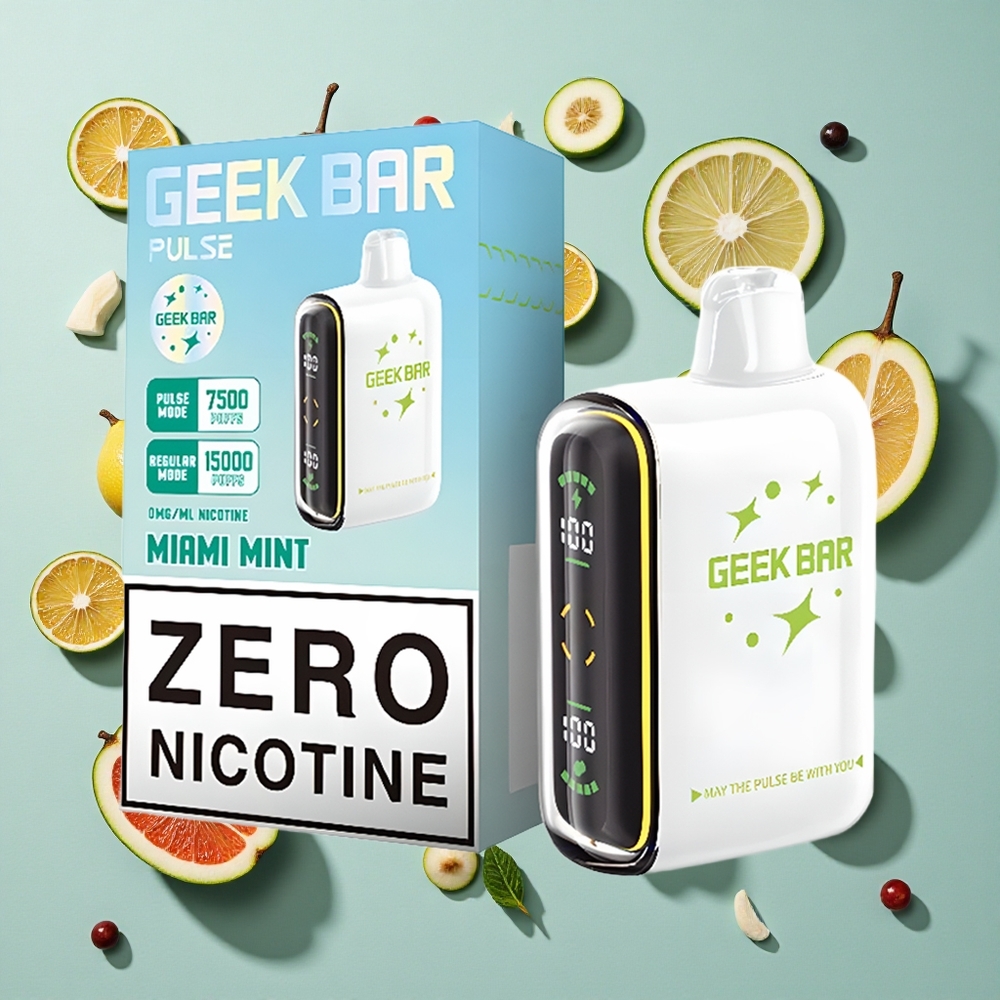 Mint Geek Bar Pulse 15.000 Puffs USB Type-C