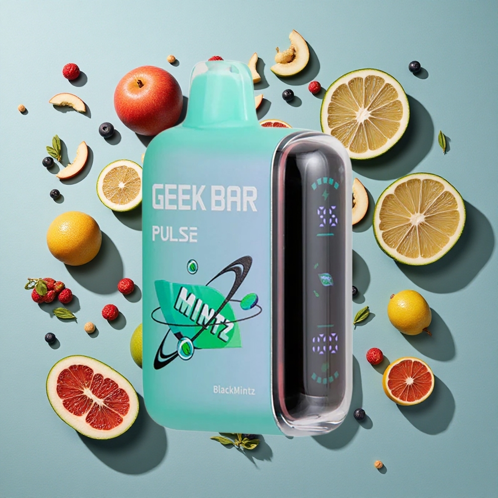 Mintz Edition Geek Bar Pulse 15.000 Puffs Justerbar Luftgennemstrømning