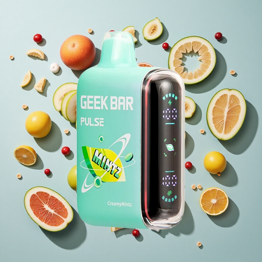 Mintz Edition Geek Bar Pulse 15.000 Puffs Justerbar Luftgennemstrømning