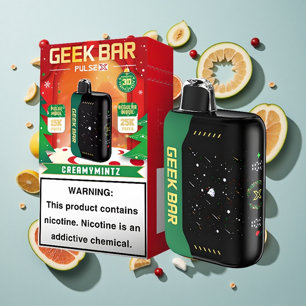 Juleudgave Mango Is GEEK BAR Pulse X 25000 Puffs 18mL Forfyldt E-Væske