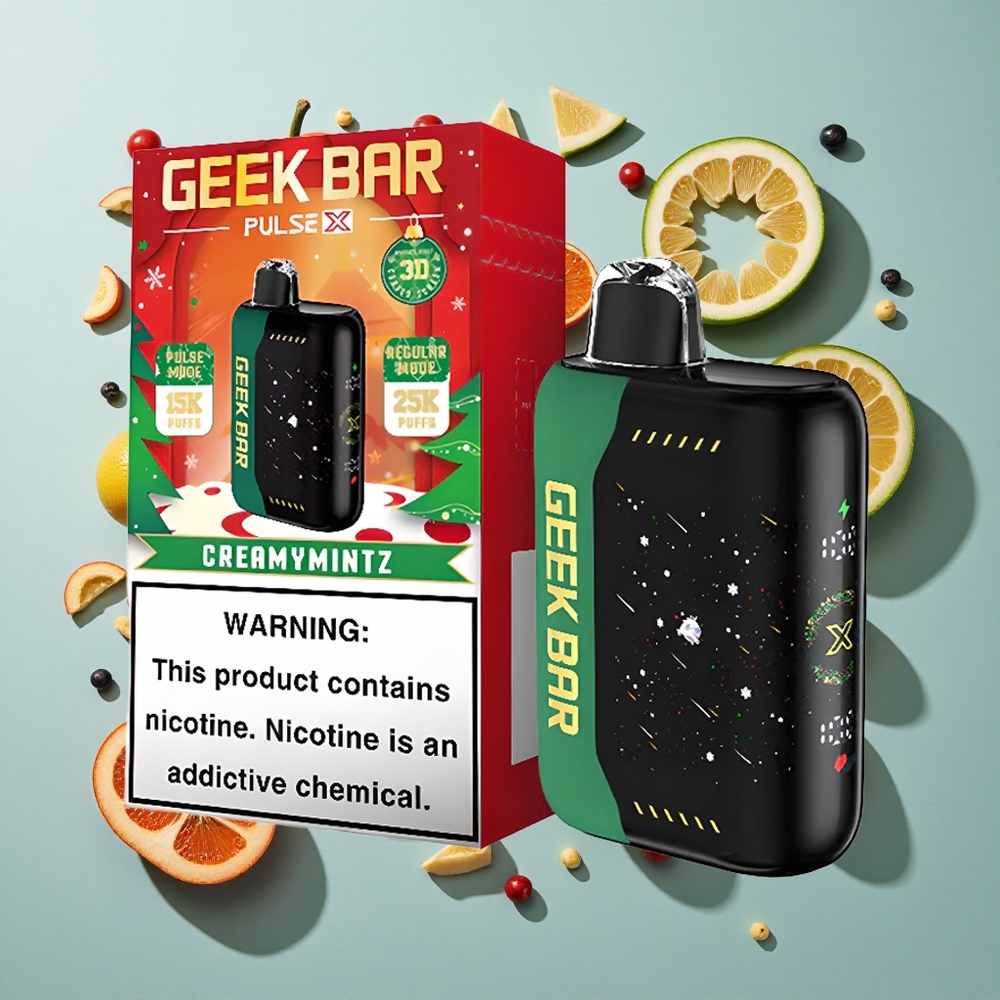 Juleudgave Mango Is GEEK BAR Pulse X 25000 Puffs 18mL Forfyldt E-Væske