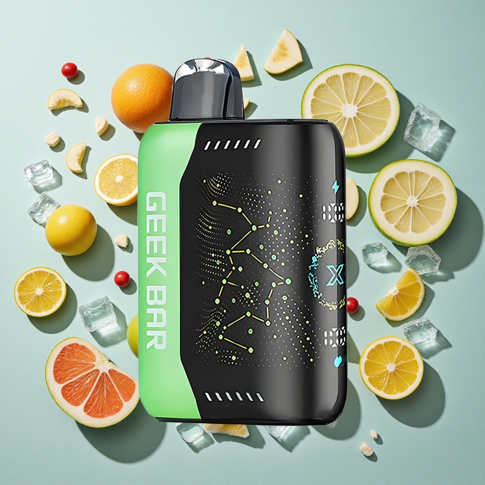 Mint Geek Bar Pulse X 25000 Puffs 18mL Forfyldt E-Væske