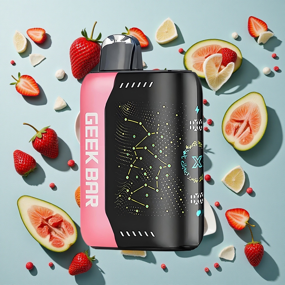 Mint Geek Bar Pulse X 25000 Puffs 18mL Forfyldt E-Væske