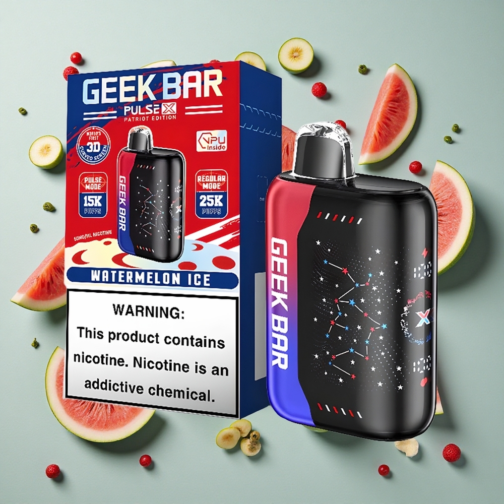 Patriot GEEK BAR Pulse X 25000 Puffs 18mL Forfyldt E-Væske