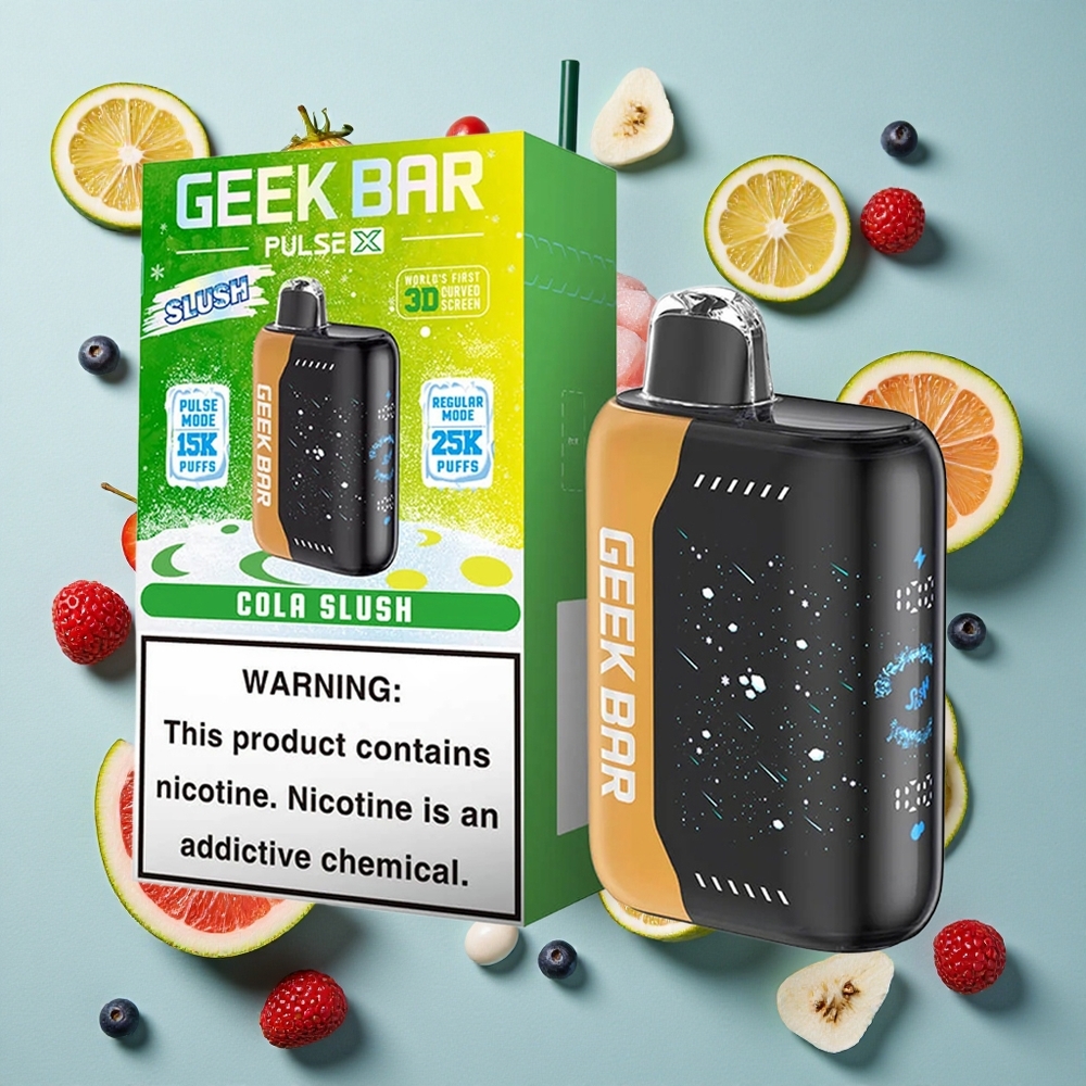 Slush Edition Geek Bar Pulse X 25000 Puffs 18mL forfyldt e-væske