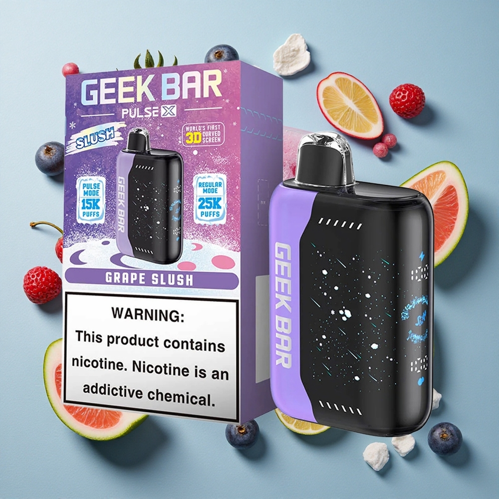 Slush Edition Geek Bar Pulse X 25000 Puffs 18mL forfyldt e-væske