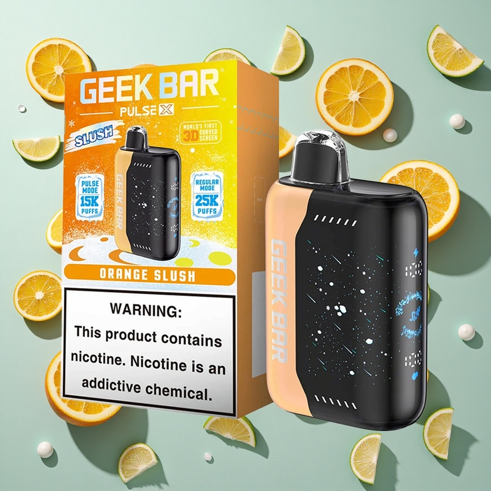 Slush Edition Geek Bar Pulse X 25000 Puffs 18mL forfyldt e-væske