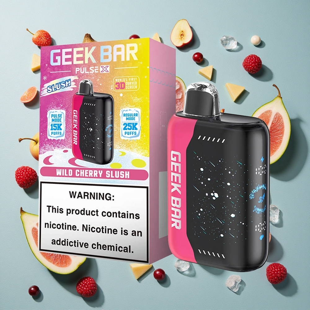 Slush Edition Geek Bar Pulse X 25000 Puffs 18mL forfyldt e-væske