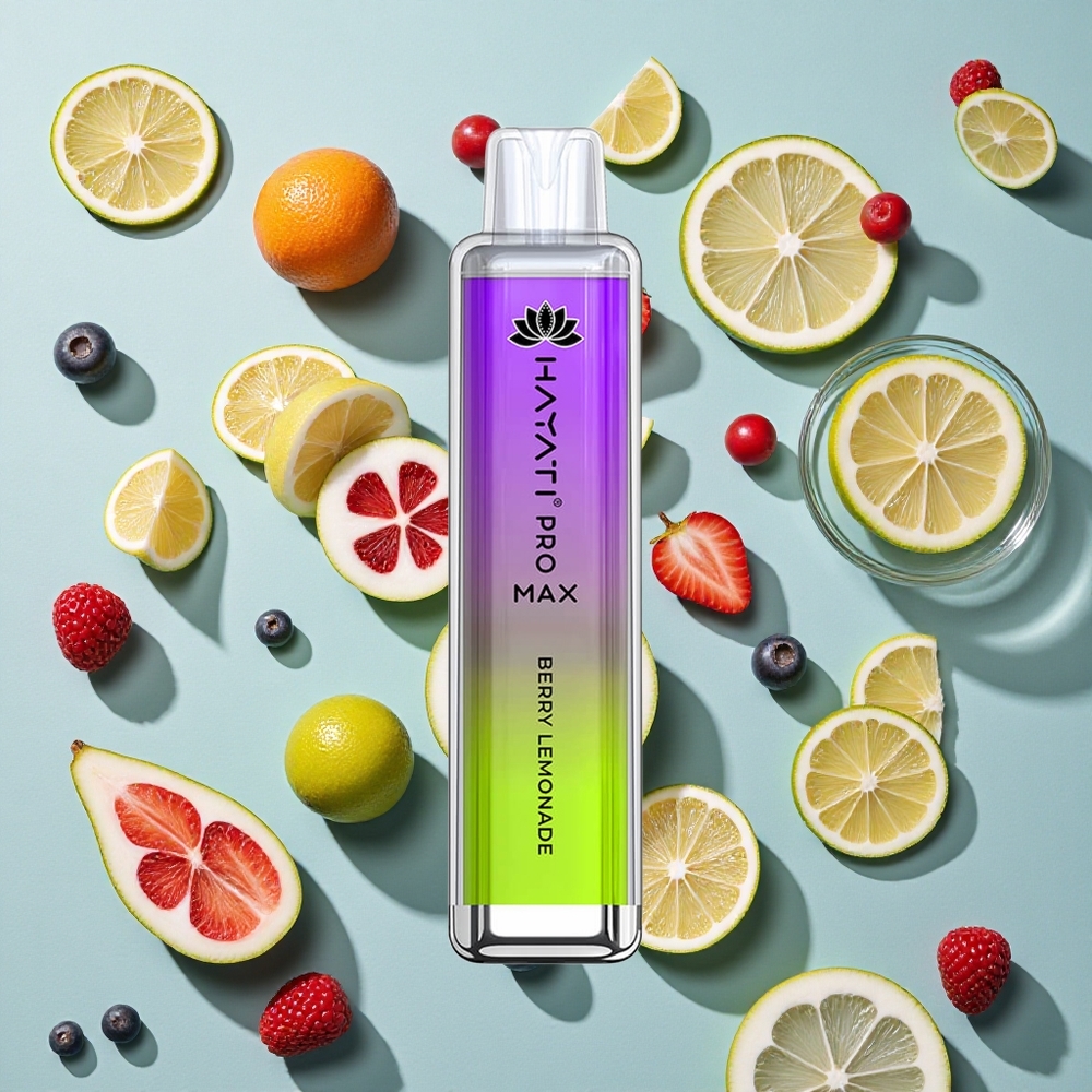 Bær Lemonade Hayati Pro Max 4000 Puffs Genopladelig Batteri TPD-overensstemmelse