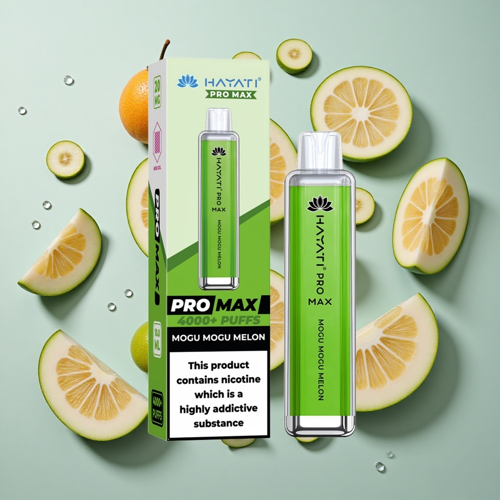 Mogu Mogu Melon Hayati Pro Max 4000 Puffs Genopladelig E-cigaret