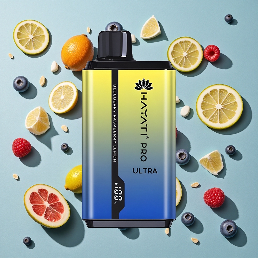Blåbær Hindbær Citron Hayati Pro Ultra 15000 Puffs E-cigaret 2 12ml