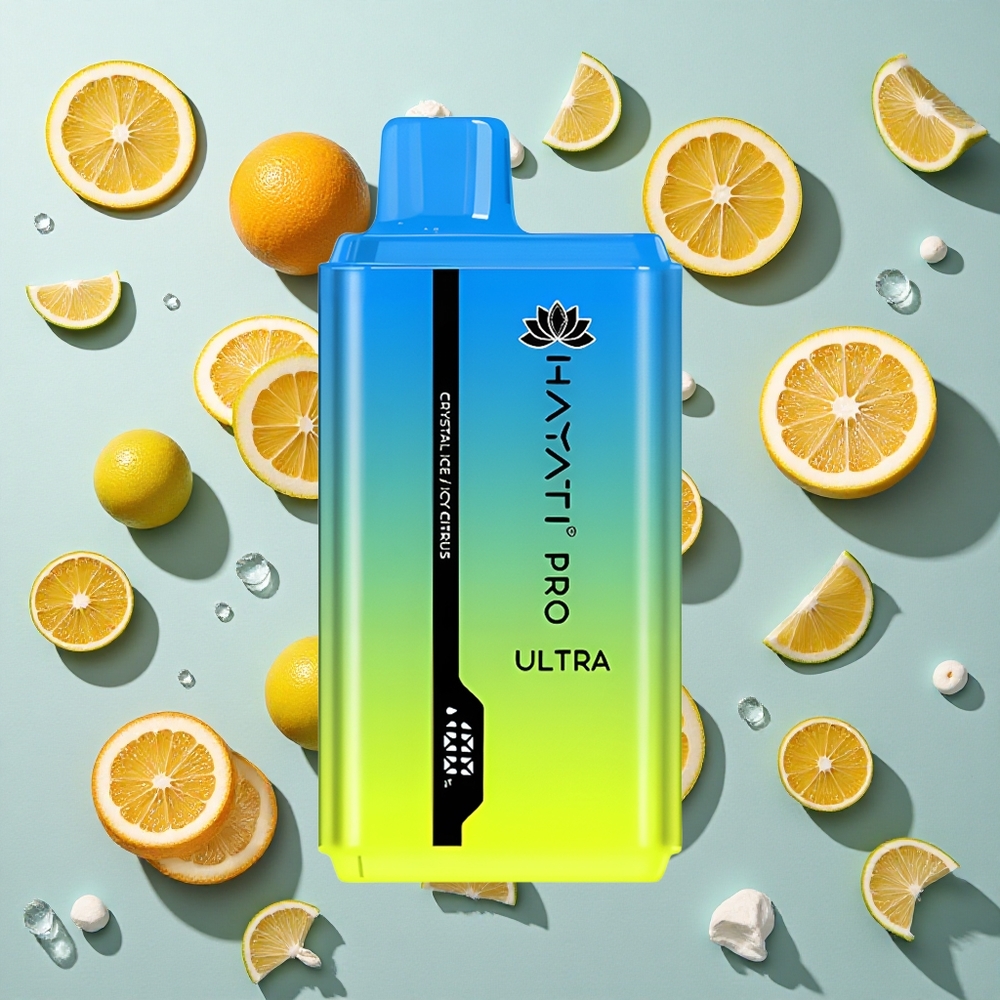 Crystal Ice Hayati Pro Ultra 15000 Puffs E-cigaret med 2 12ml væskekapacitet