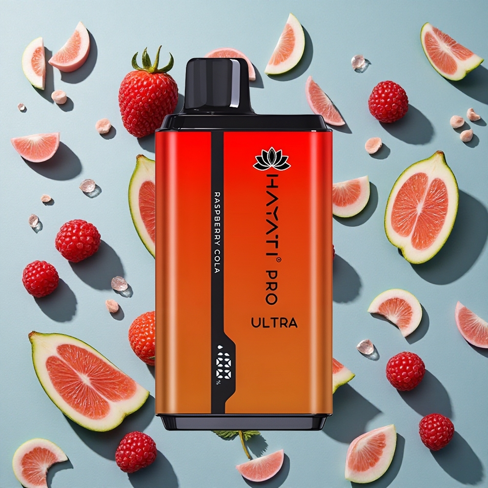 Hindbær Cola Hayati Pro Ultra 15000 Puffs 2 12ml