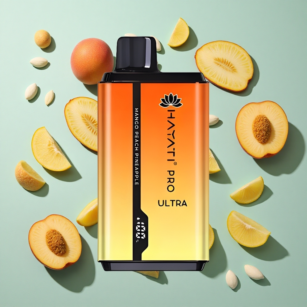 Mango Peach Pineapple Hayati Pro Ultra 15000 Puffs 2 12ml