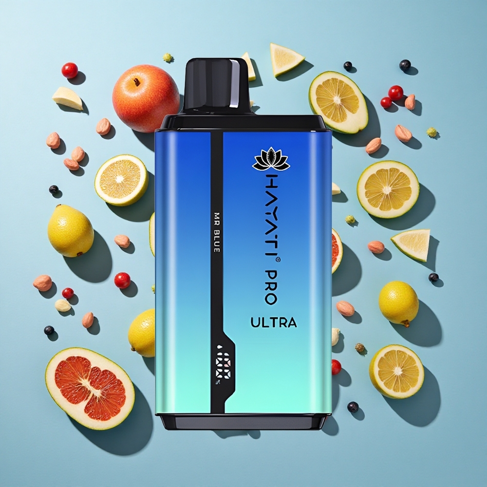 Mr Blue Hayati Pro Ultra 15000 Puffs 2 12ml E-væske Kapacitet