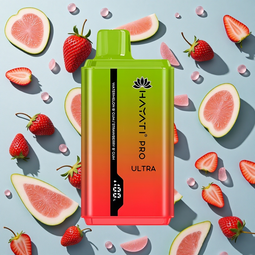 Vandmelon Bubblegum Hayati Pro Ultra 15000 Puffs 2 12ml