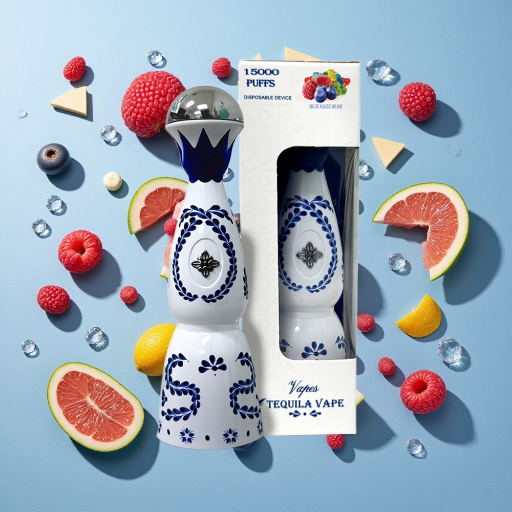 Blå Razz Bear HUMO Azul 15000 Puffs 5% Nikotinstyrke