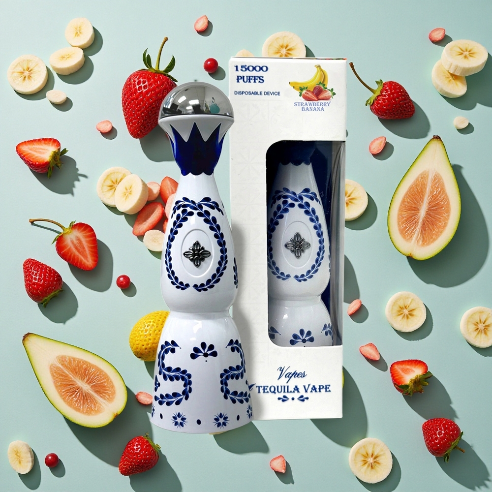 Jordbær Banan HUMO Azul 15000 Puffs 20mL Forfyldt E-væske