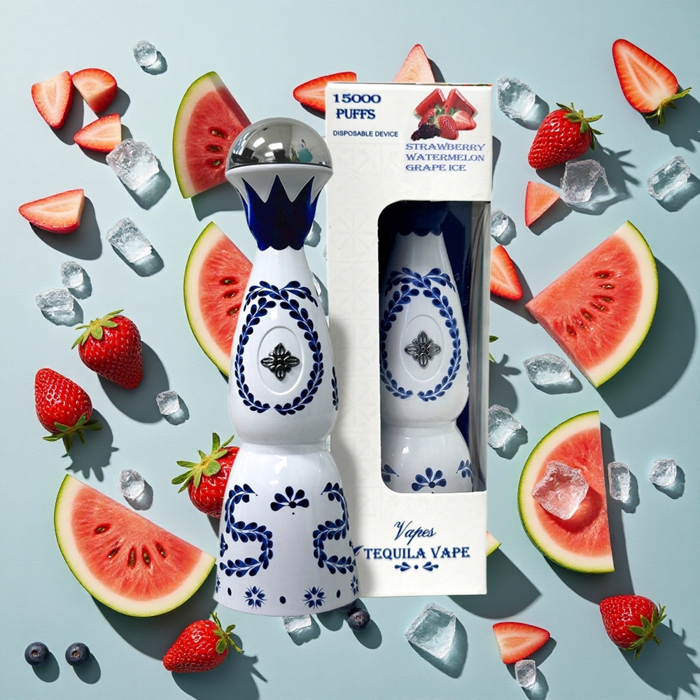 Jordbær Vandmelon Drue Is HUMO Azul 15000 Puffs 20mL Forfyldt E-væske