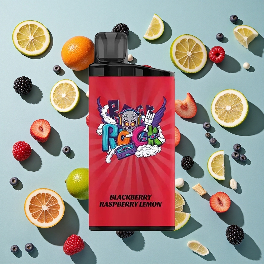Brombær Hindbær Citron IGET Bar 3500 Puffs 1400 mAh batterikapacitet