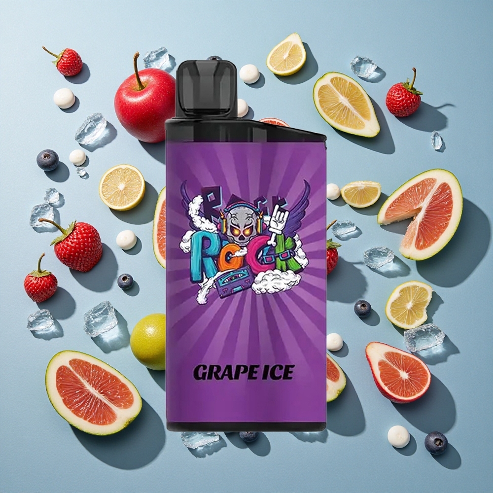 Grape Ice IGET Bar 3500 Puffs Op til 3500 Puffs