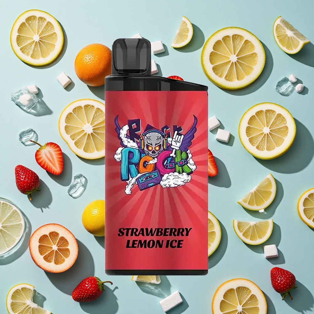 Jordbær Citron Is IGET Bar 3500 Puffs 1400 mAh