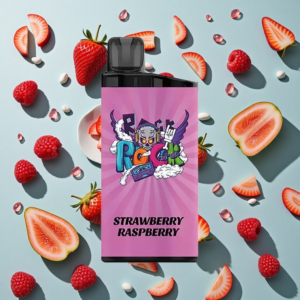 Jordbær Hindbær IGET Bar 3500 Puffs 1400 mAh