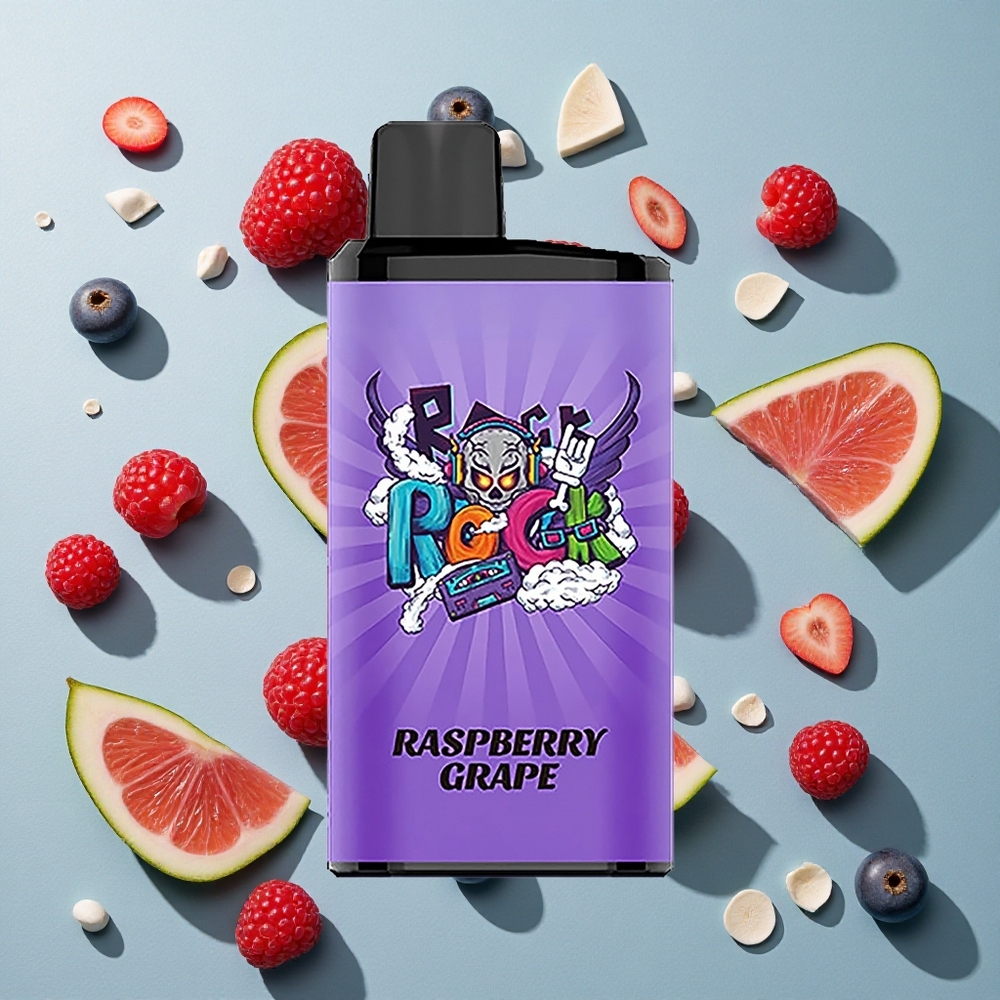 Hindbær-Vin IGET Bar Pro 10000 Puffs (2000 mAh-batteri)