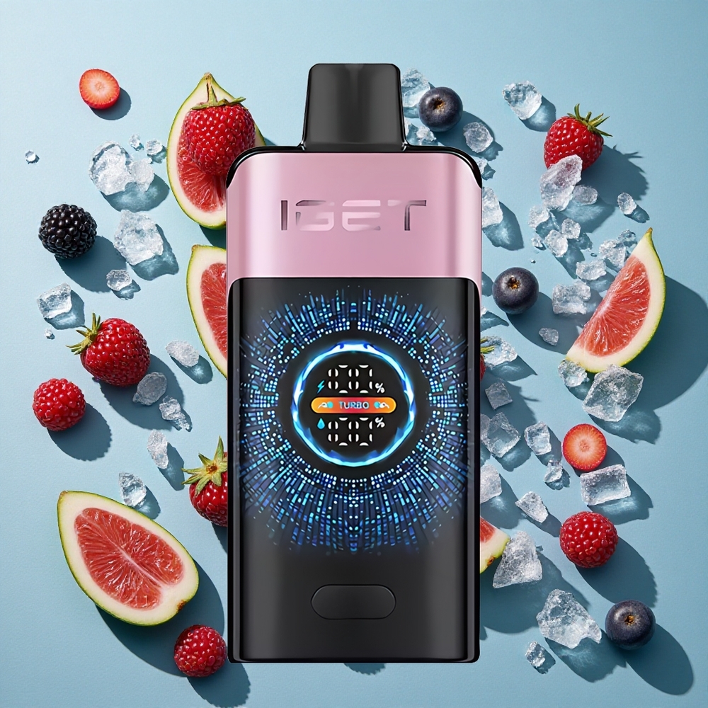 Brombær Is IGET ONE 12000 Puffs 2700 mAh Batterikapacitet