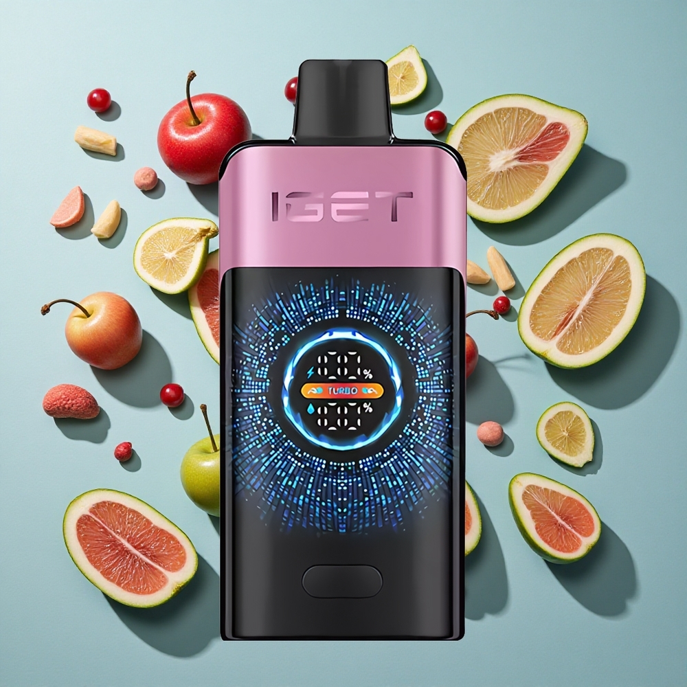 Cherry Monster IGET ONE 12000 Puffs Engangs vape 2700 mAh Batterikapacitet