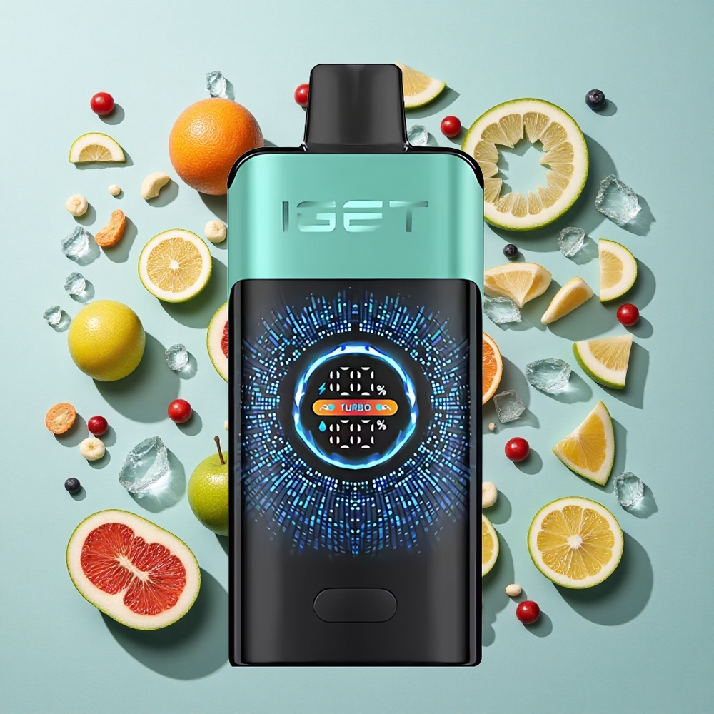 Mountain Spring Mint Ice IGET ONE 12000 Puffs 2700 mAh Batterikapacitet