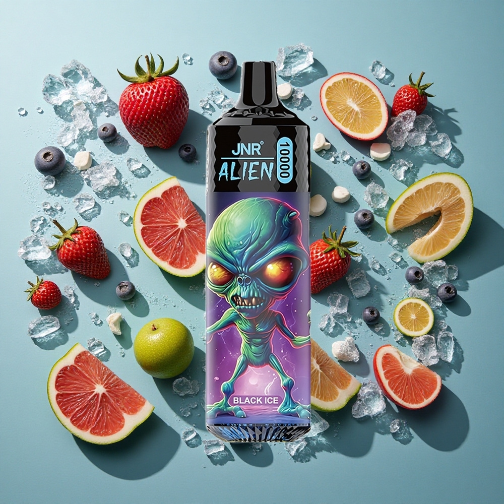 Black Ice JNR Alien 10000 Puffs 20ml E-væske Engangs vape