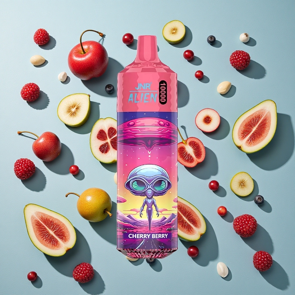 Cherry Berry JNR Alien 10000 Puffs 850mAh Batterikapacitet