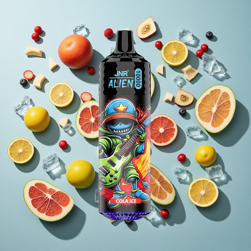Cola Ice JNR Alien 10000 Puffs 20ml E-væske Type-C Hurtigopladning