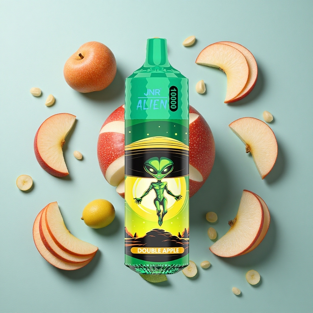 Dobbelt Æble JNR Alien 10000 Puffs 20ml E-liquid