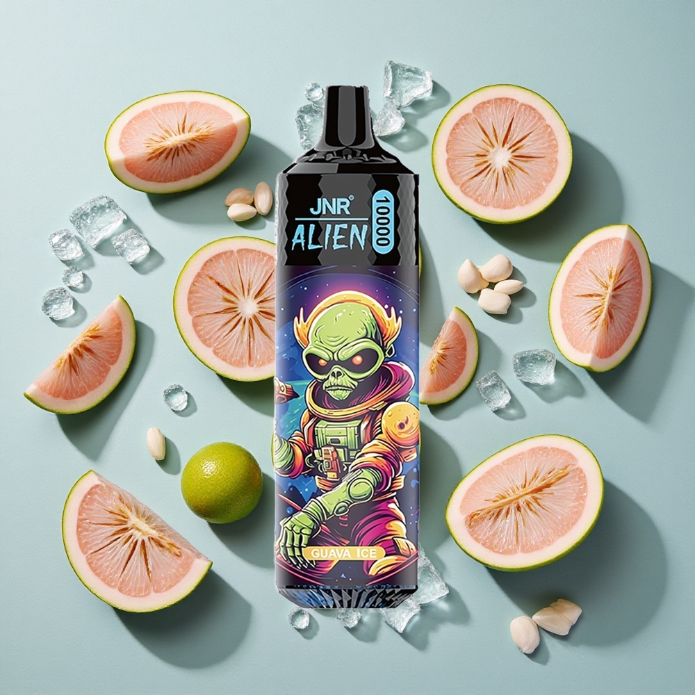 Guava is JNR Alien 10000 Puffs 20ml E-væske Engangs vape