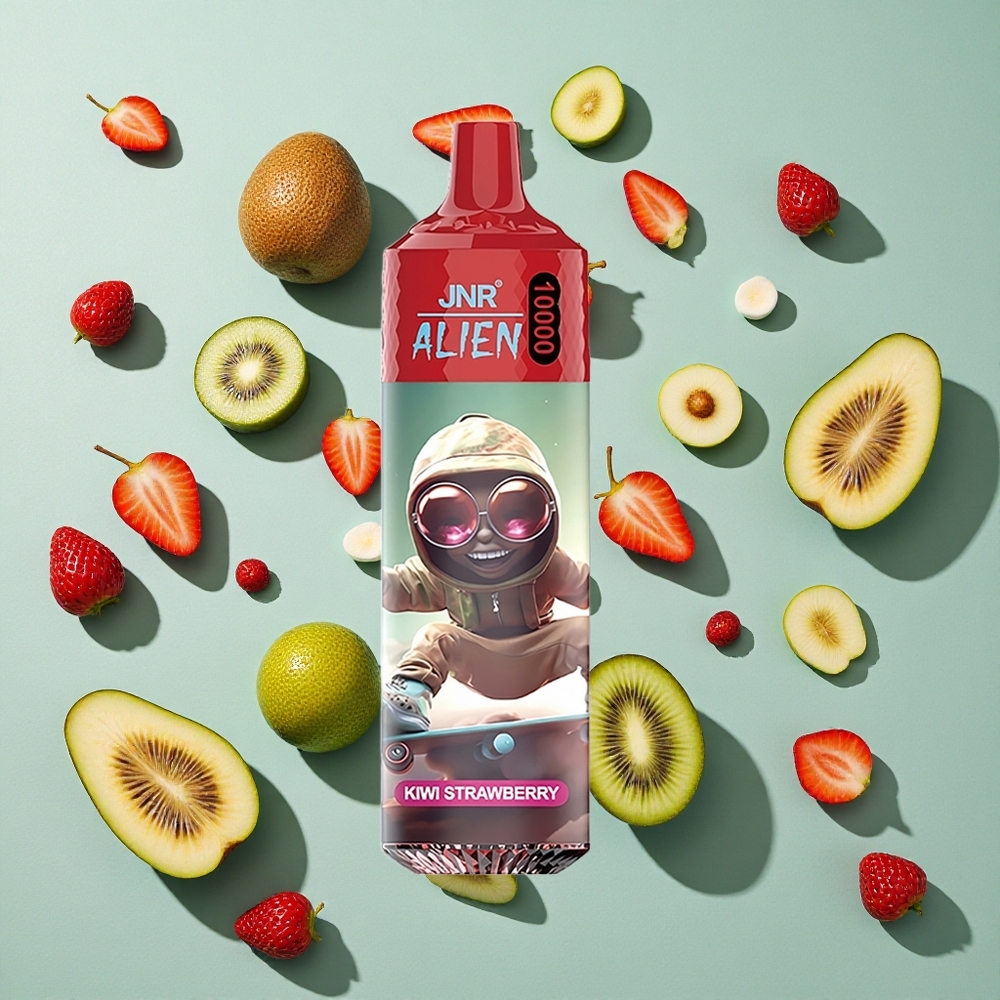 Kiwi Jordbær JNR Alien 10000 Puffs 850mAh Batteri