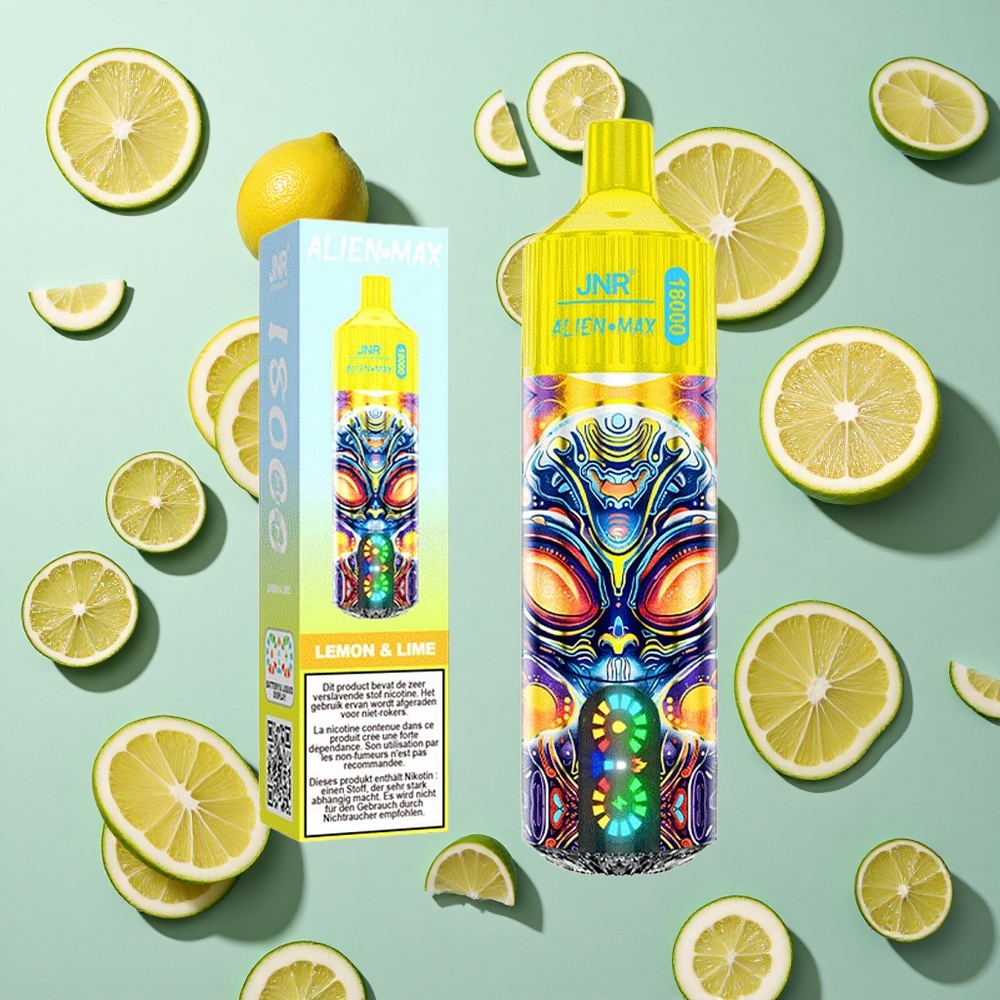 Citron & Lime JNR Alien Max 18000 Puffs 28ml E-liquid