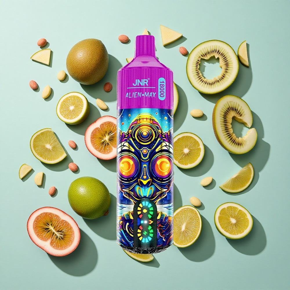 Kiwi Passion Fruit Guava JNR Alien Max 18000 Puffs 28ml E-liquid