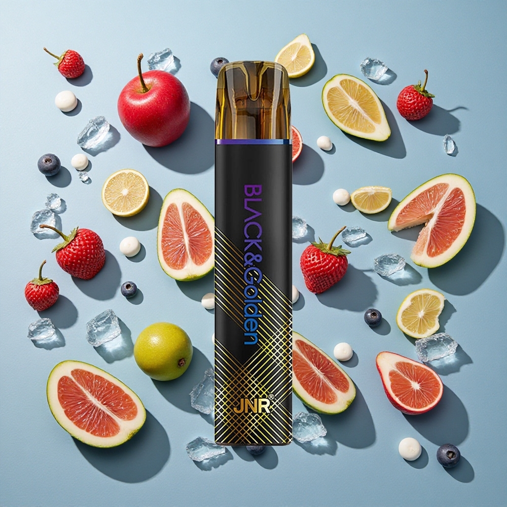 Grape Ice JNR Black&Golden 800 Puffs Nicotinindhold 2%