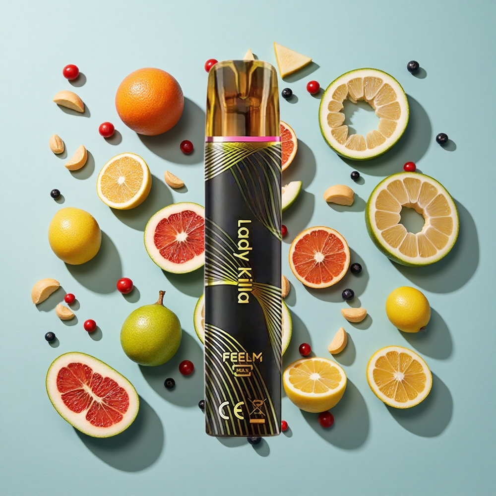 Lady killa JNR Black&Golden 800 Puffs 2% Nikotin Engangs-vape