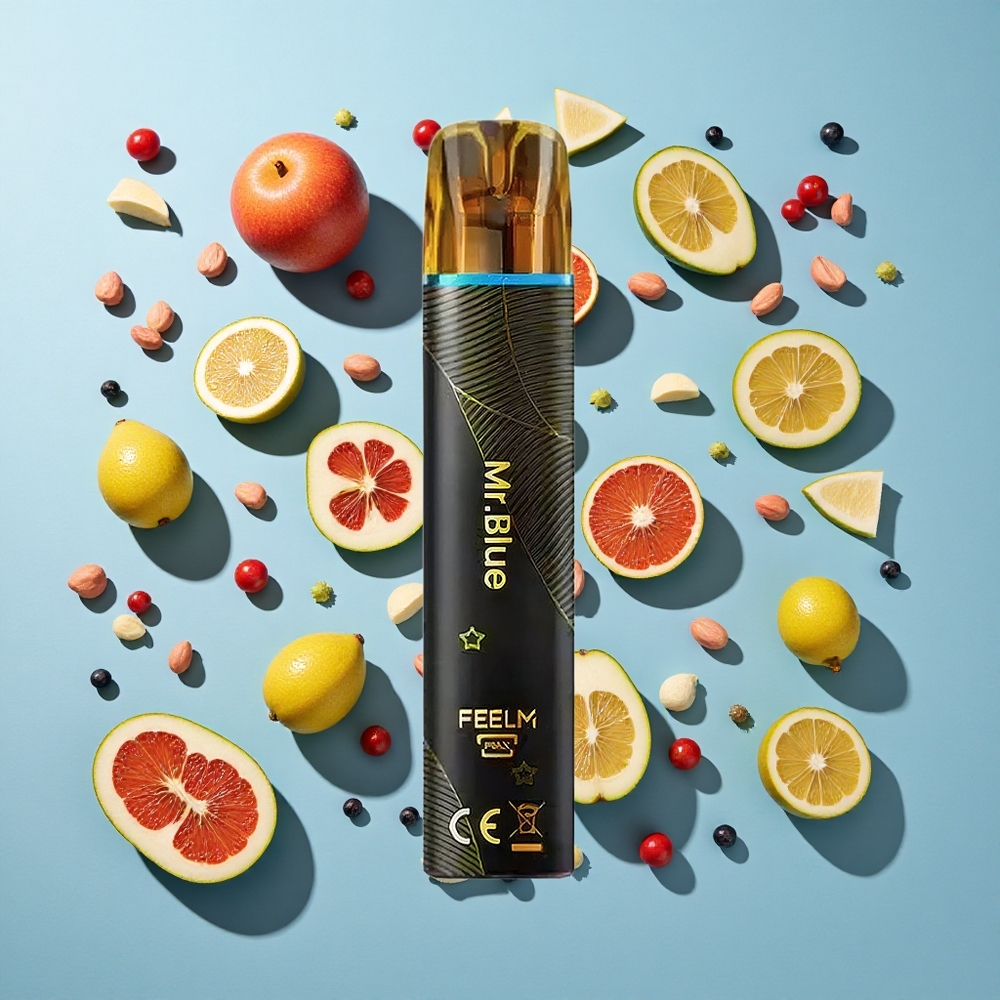 Mr Blå JNR Black&Golden 800 Puffs 2ml E-væske Kapacitet