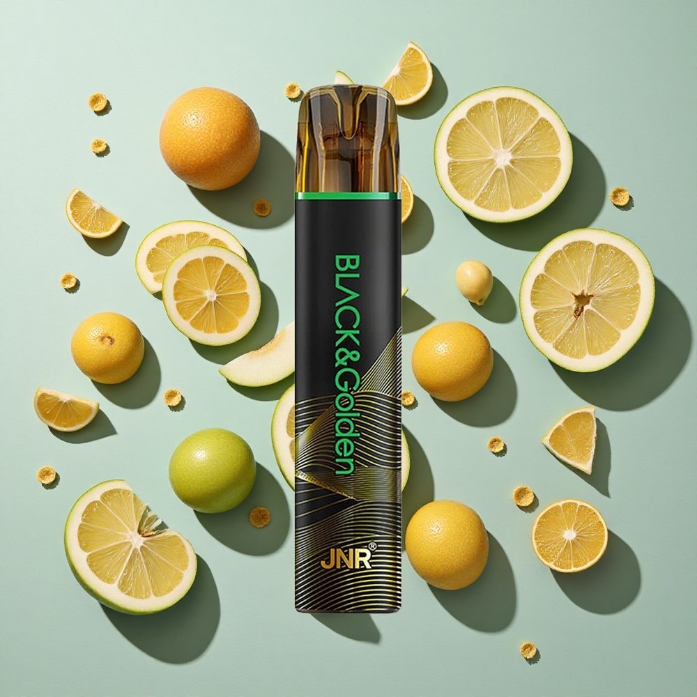 Sur Æble JNR Black&Golden 800 Puffs (Nikotinindhold 2%)