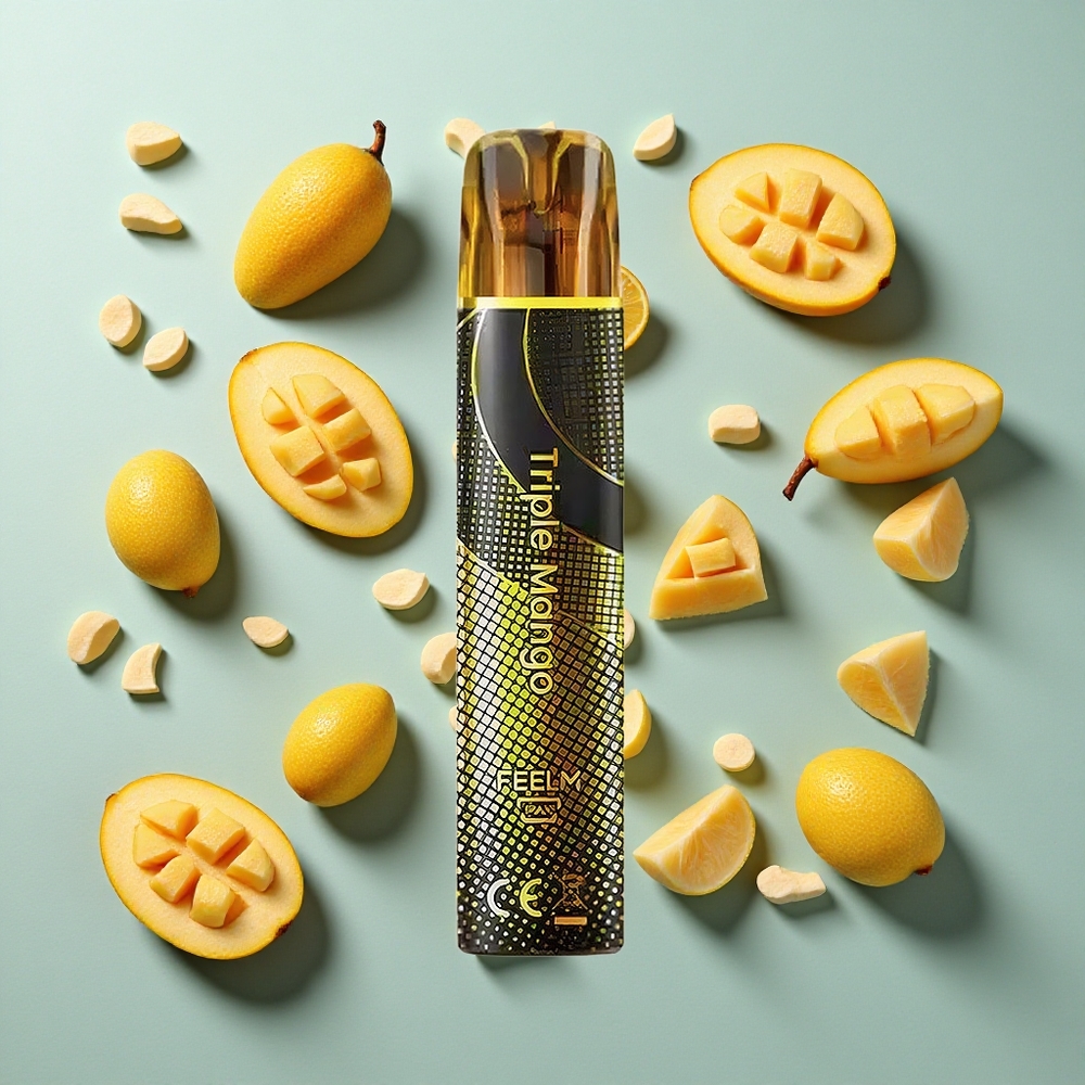 Triple Mango JNR Black&Golden 800 Puffs 2ml E-Liquid Kapacitet