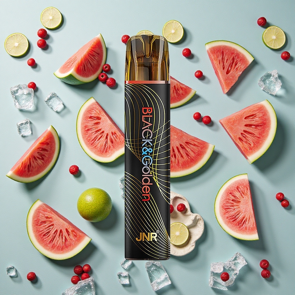 Vandmelon Is JNR Black&Golden 800 Puffs (Nikotinindhold 2%)