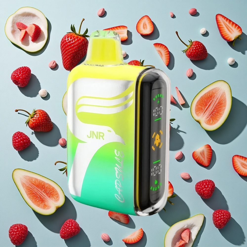 Jordbær Hindbær Kirsebær JNR Capsule 15000 Puffs 20ml