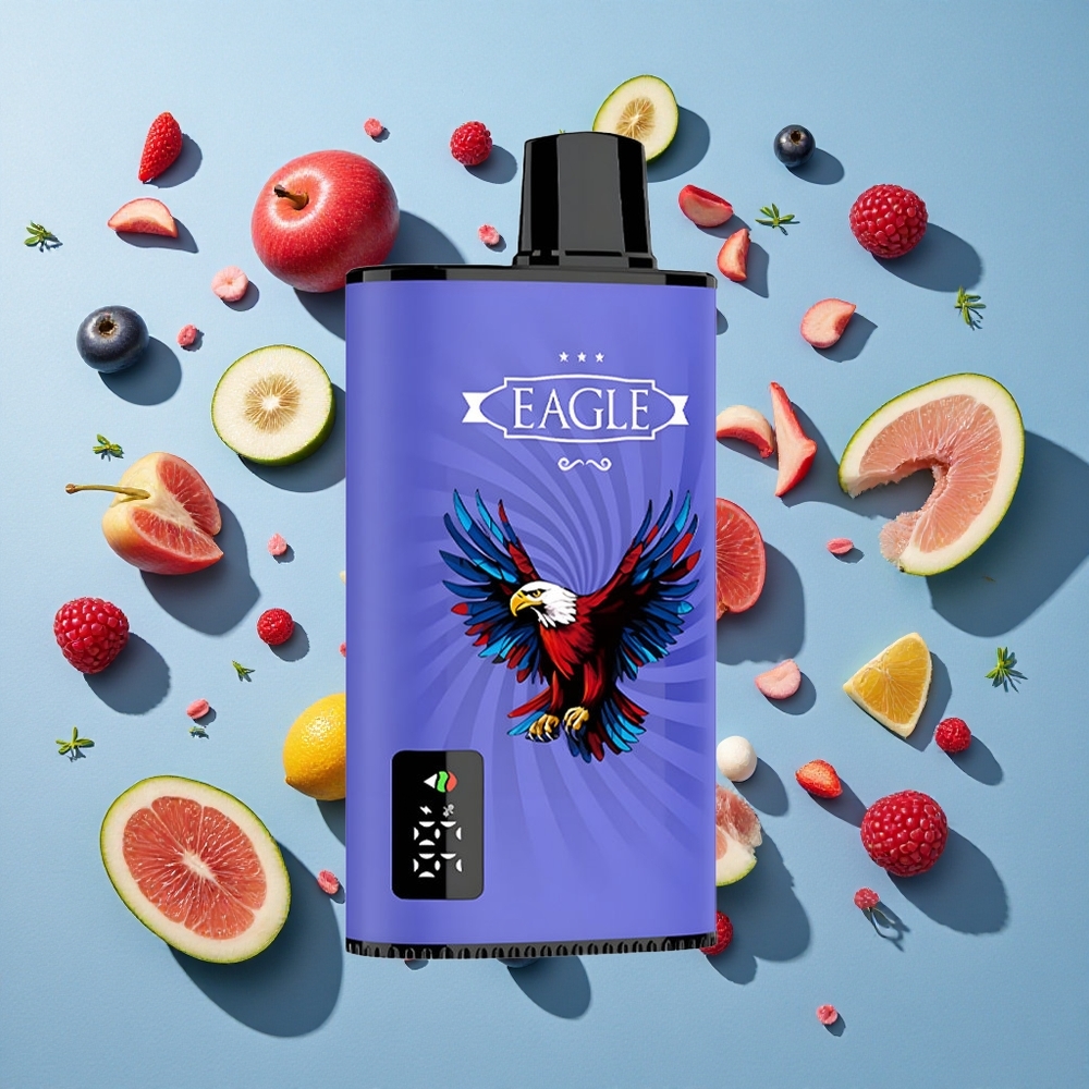 Blå Razz Kirsebær JNR EAGLE Smart 23000 Puffs 25ml e-Væske Kapacitet