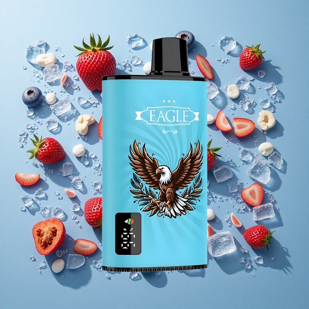 Blåbær Is JNR EAGLE Smart 23000 Puffs 25ml e-Liquid Kapacitet